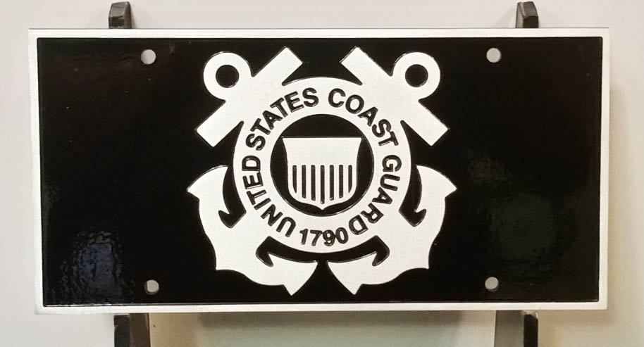 United States Coast Guard License Plate